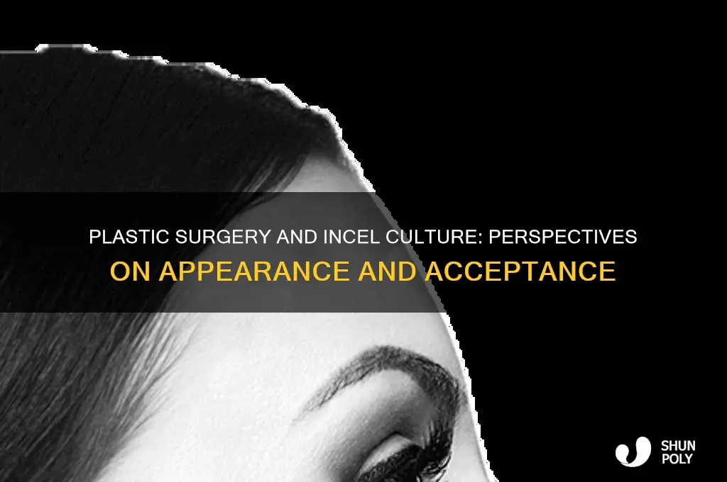 what do incels think about plastic surgery