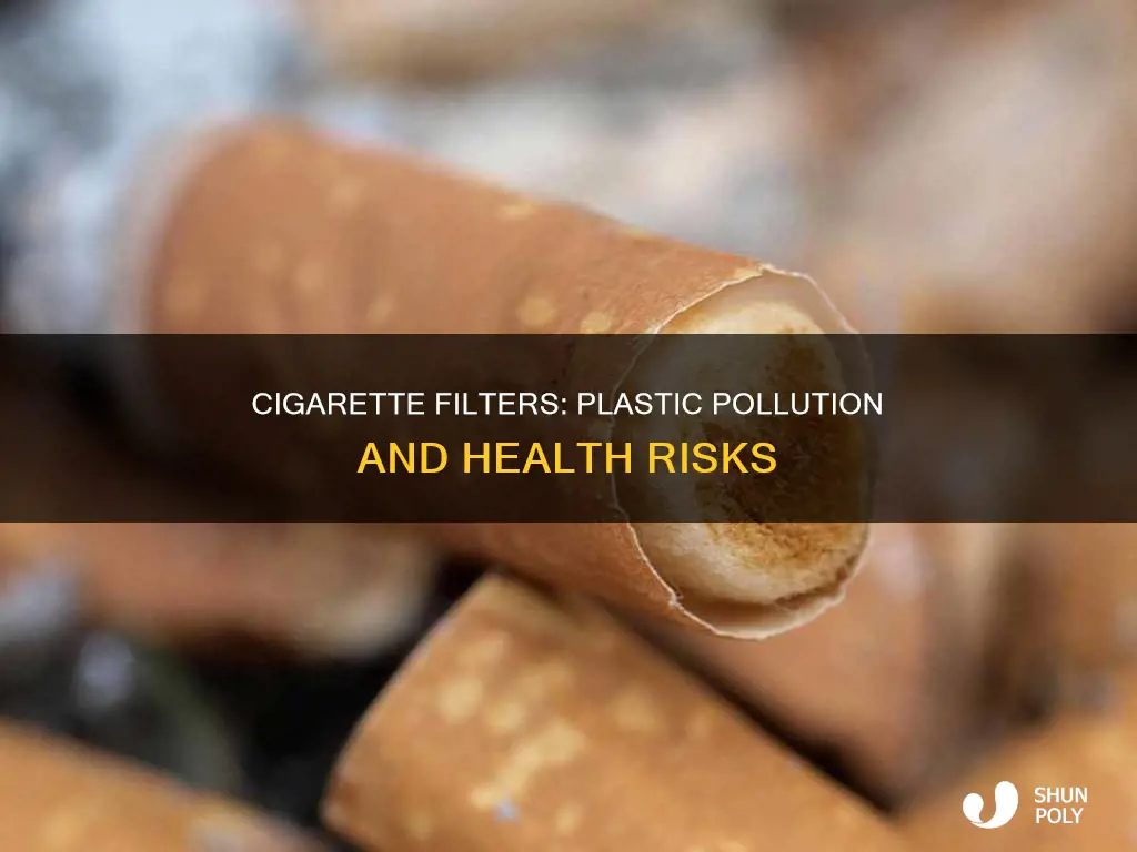 what do plastic cigarette filters do