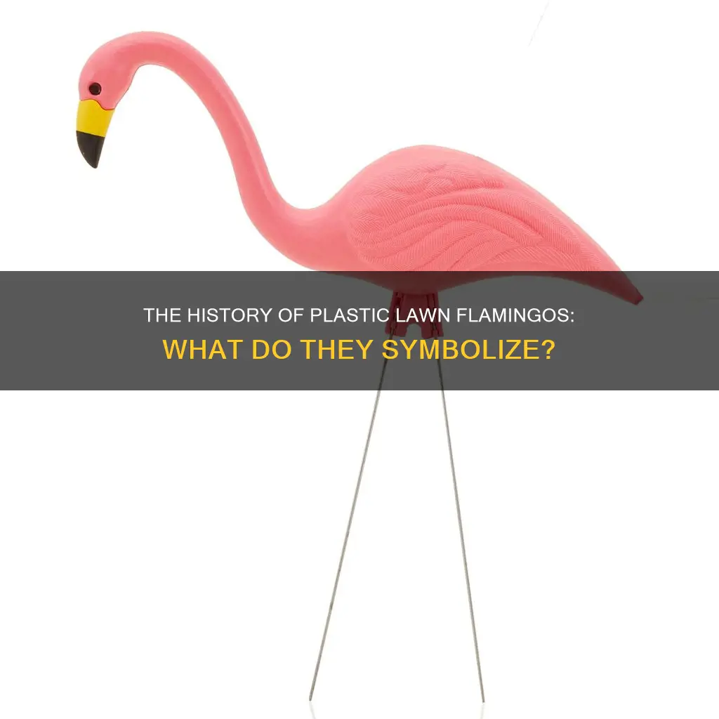 what do plastic lawn flamingos mean