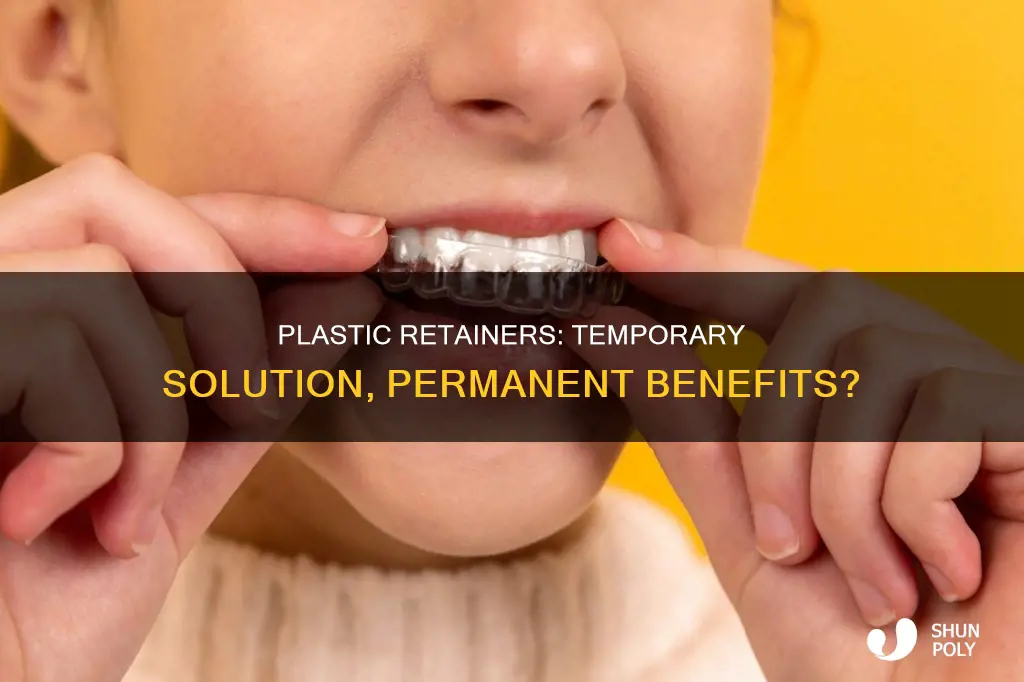 what do plastic retainers do vs permanent