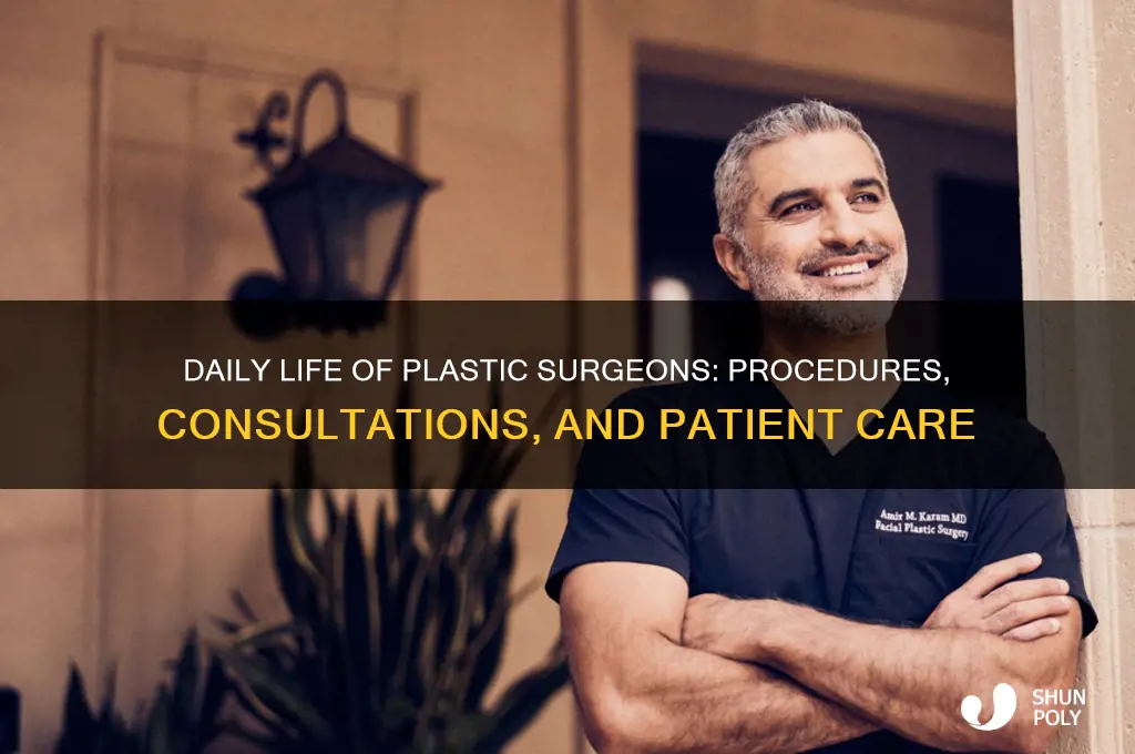 what do plastic surgeons do on a daily basis