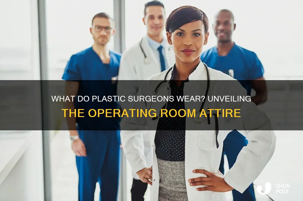 what do plastic surgeons wear