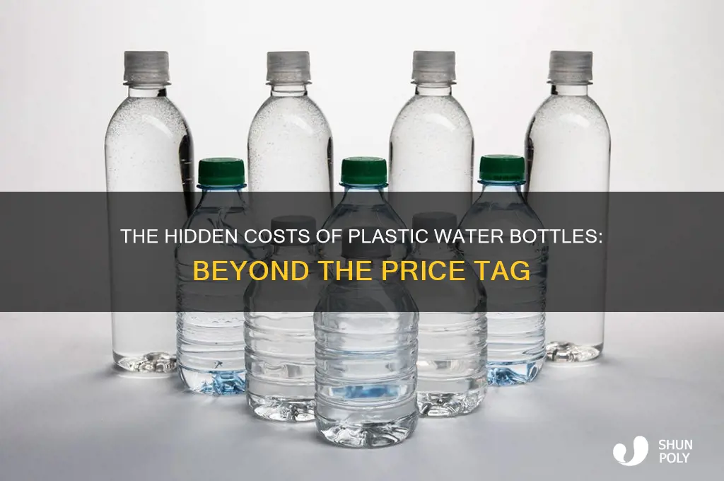 what do plastic water bottles cost