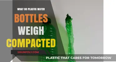 Compacted Plastic Water Bottles: Surprising Weight and Recycling Insights