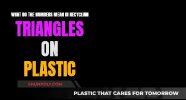 Recycling Triangles: Decoding Plastic Numbers