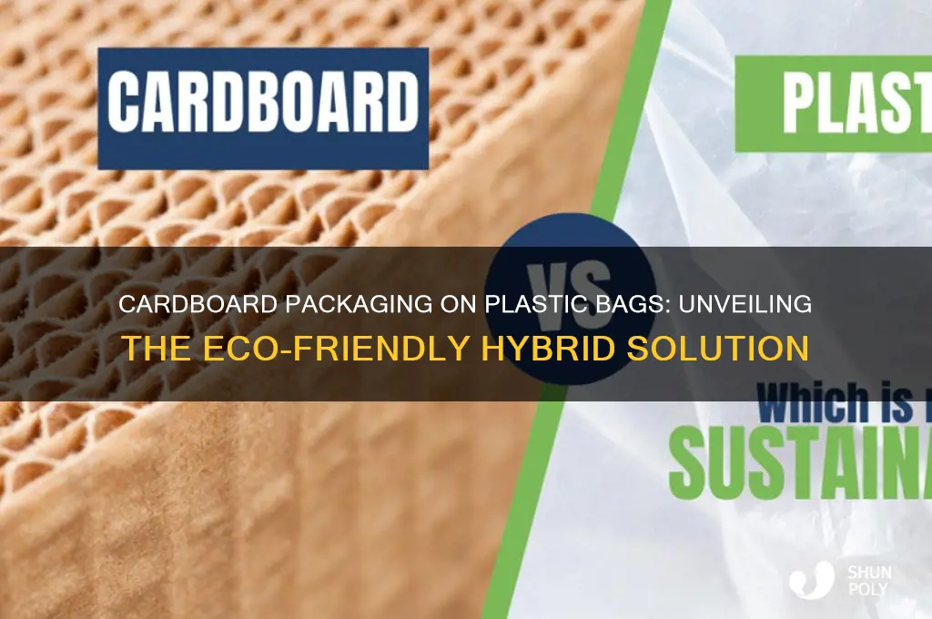 what do you call cardboard pacakging on plastic bag