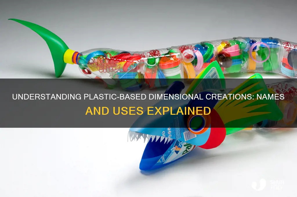 what do you call dimensional made of plastic