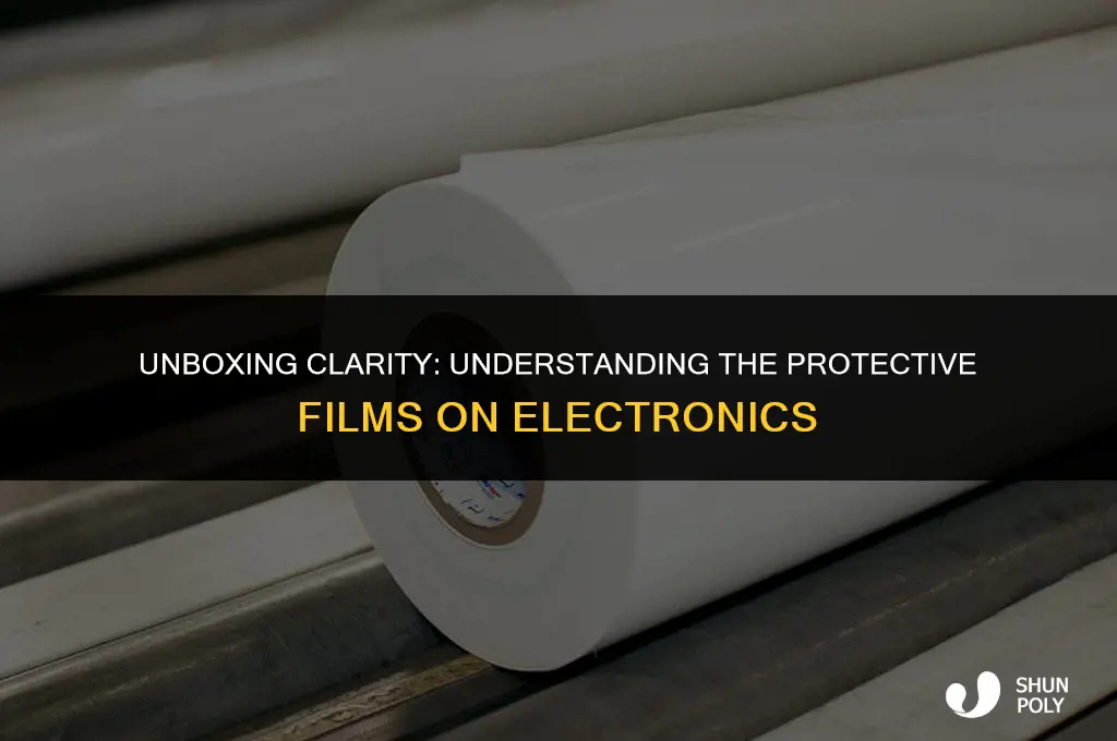 what do you call the plastic wrap on electronics