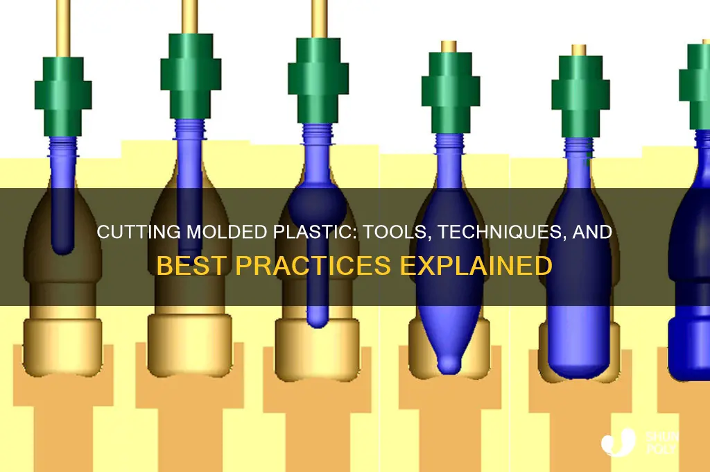 what do you cut molded plastic with