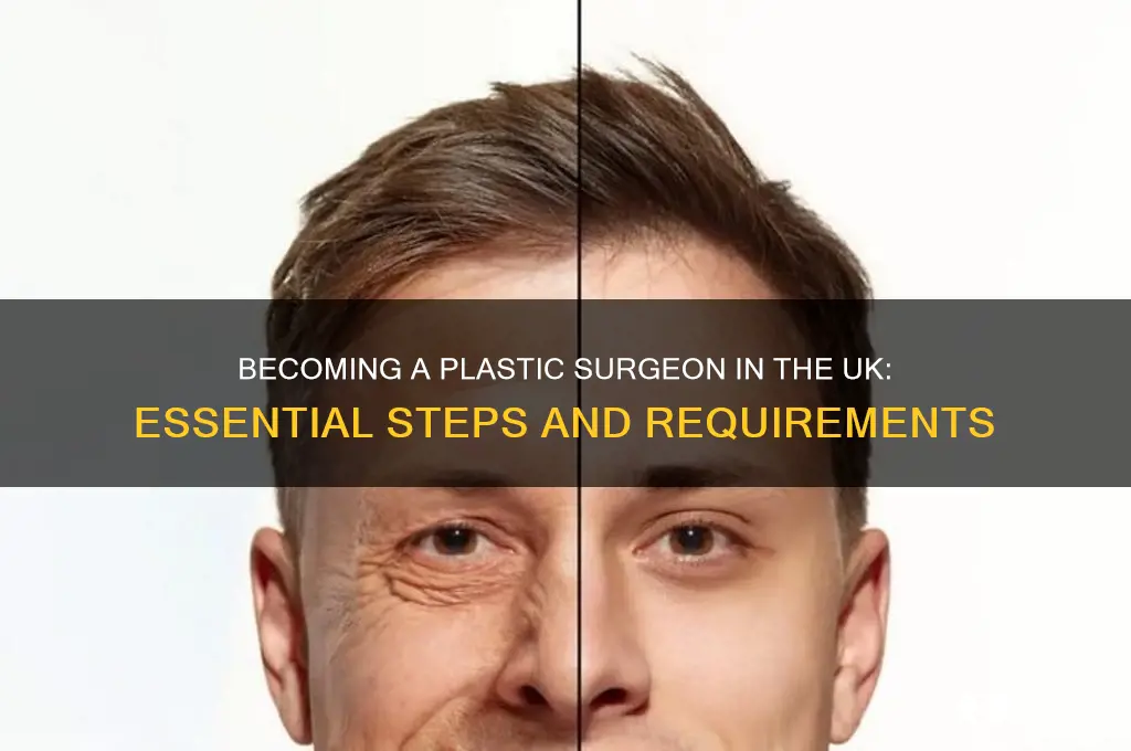 what do you need to become a plastic surgeon uk