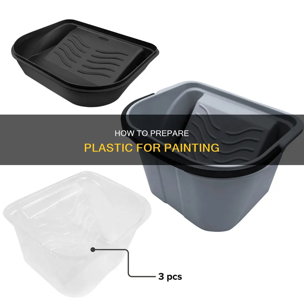 what do you prep plastic with to paint