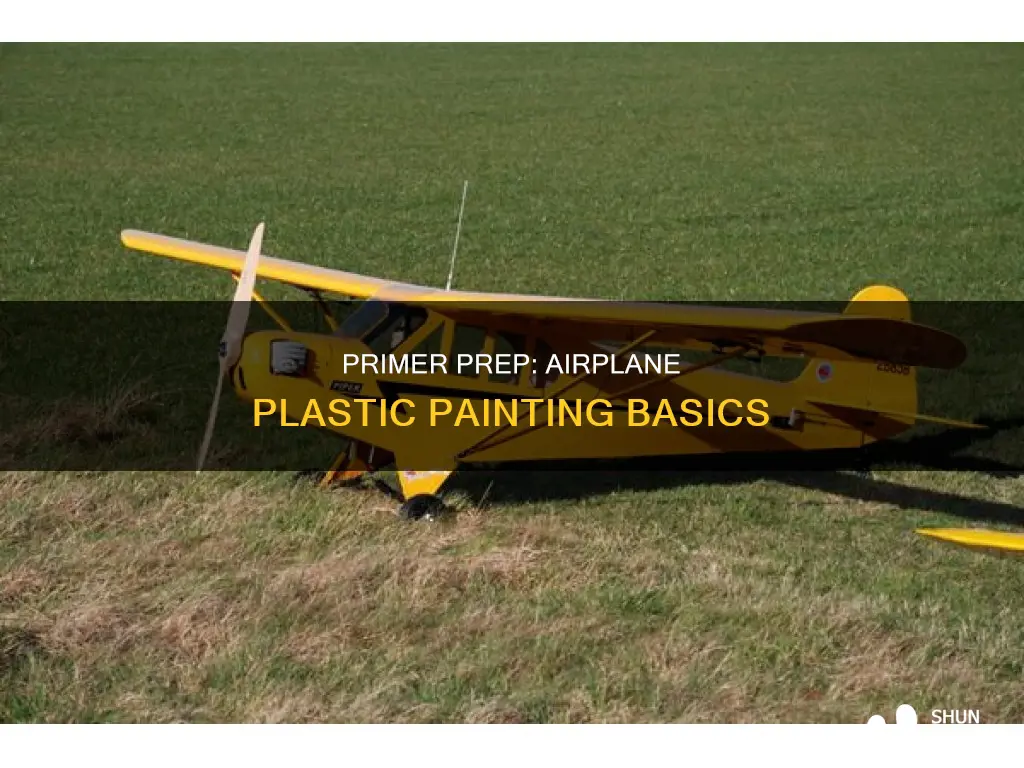 what do you put on airplane plastic prior to paint
