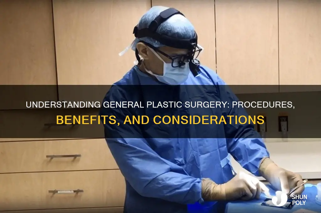 what doe general plastic surgery