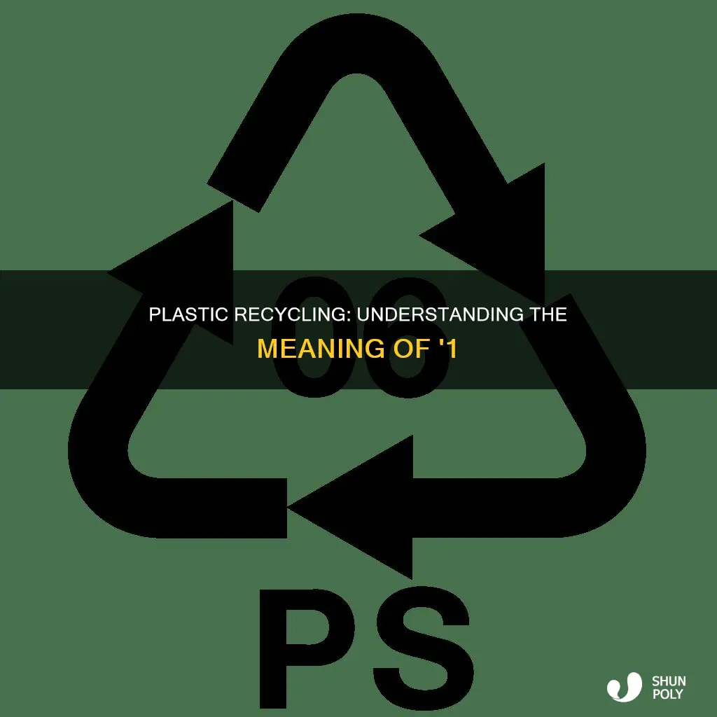 what does 1 mean on plastic