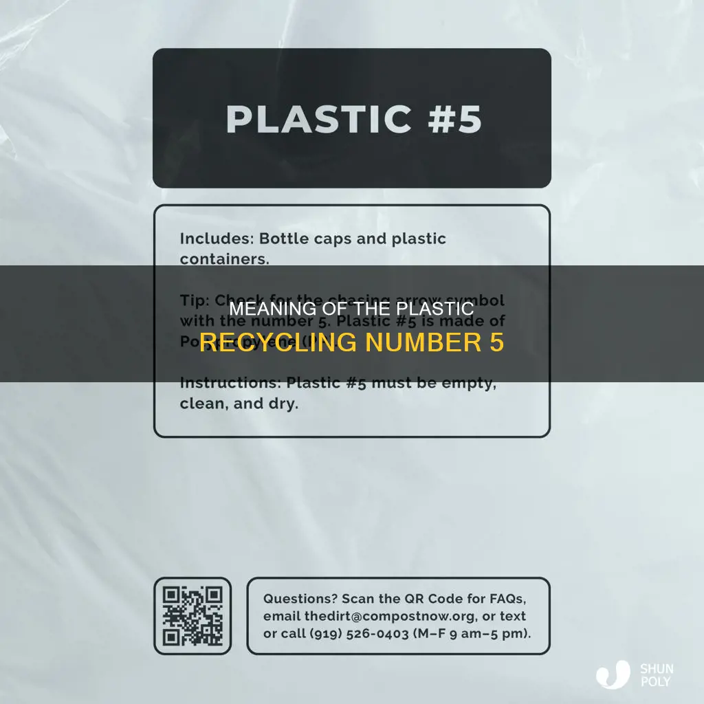 what does 5 mean on plastic