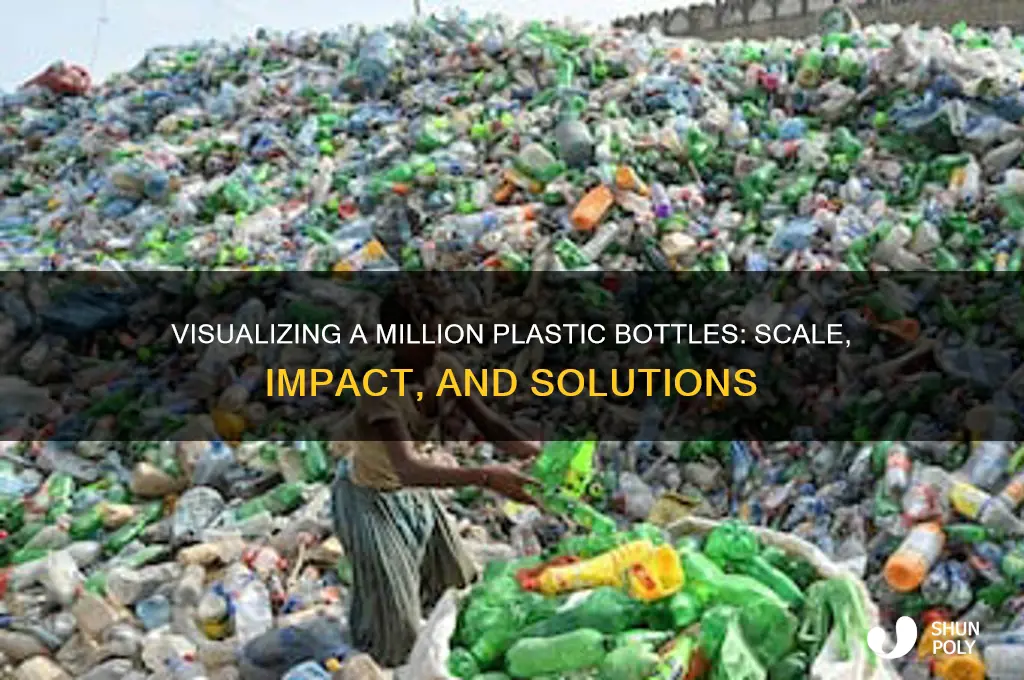 what does a million plastic bottles look like