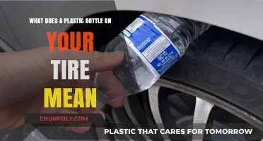 Plastic Bottle on Tire: Decoding the Hidden Warning Sign