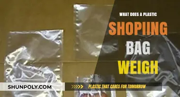 How Much Does a Plastic Shopping Bag Weigh? A Quick Guide