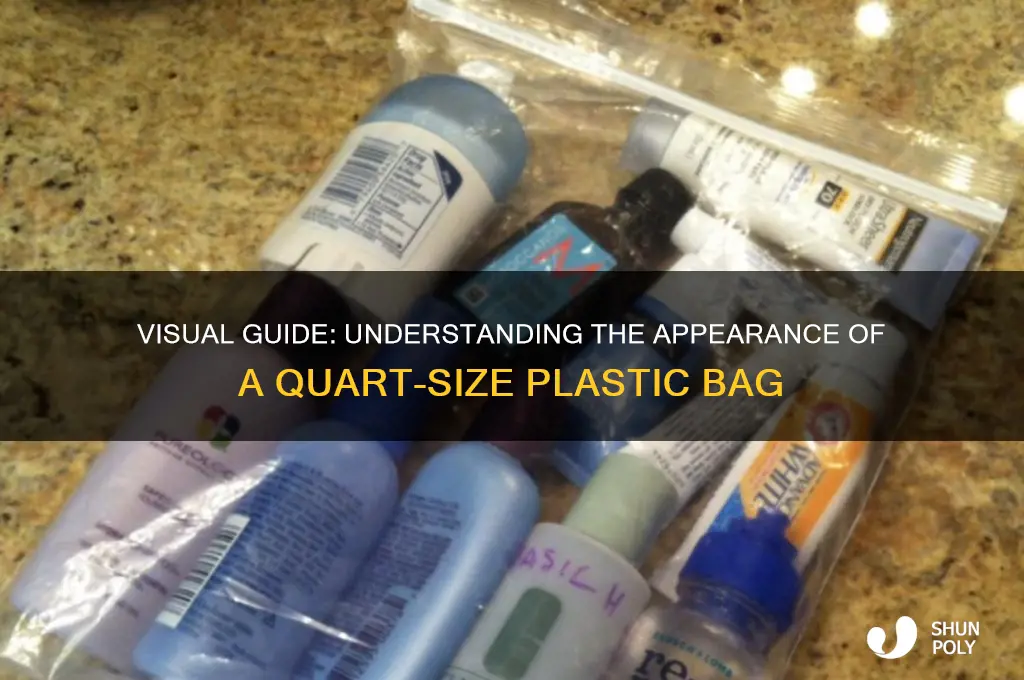 what does a quart size plastic bag look like