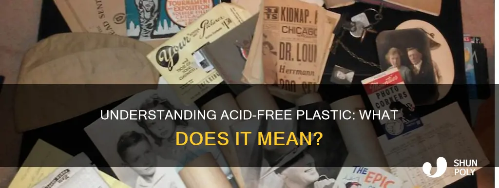 what does acid free plastic mean
