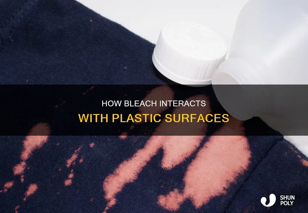 what does bleach do to plastic