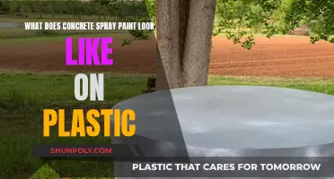 Spray Paint Magic: Concrete Effect on Plastic