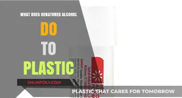 How Denatured Alcohol Affects Plastic