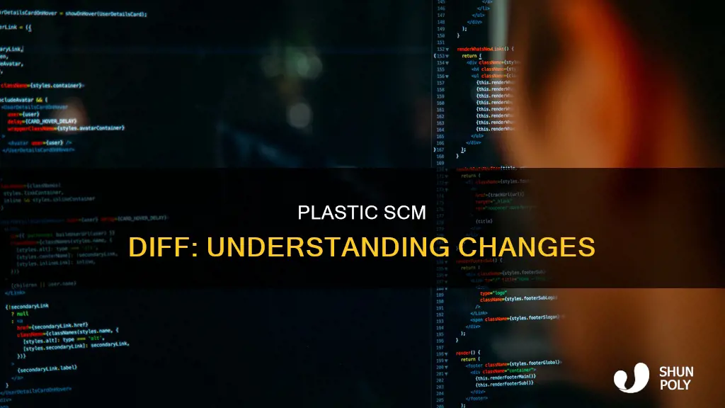 what does diff do plastic scm