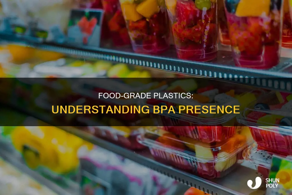 what does food grade plastics have bpa