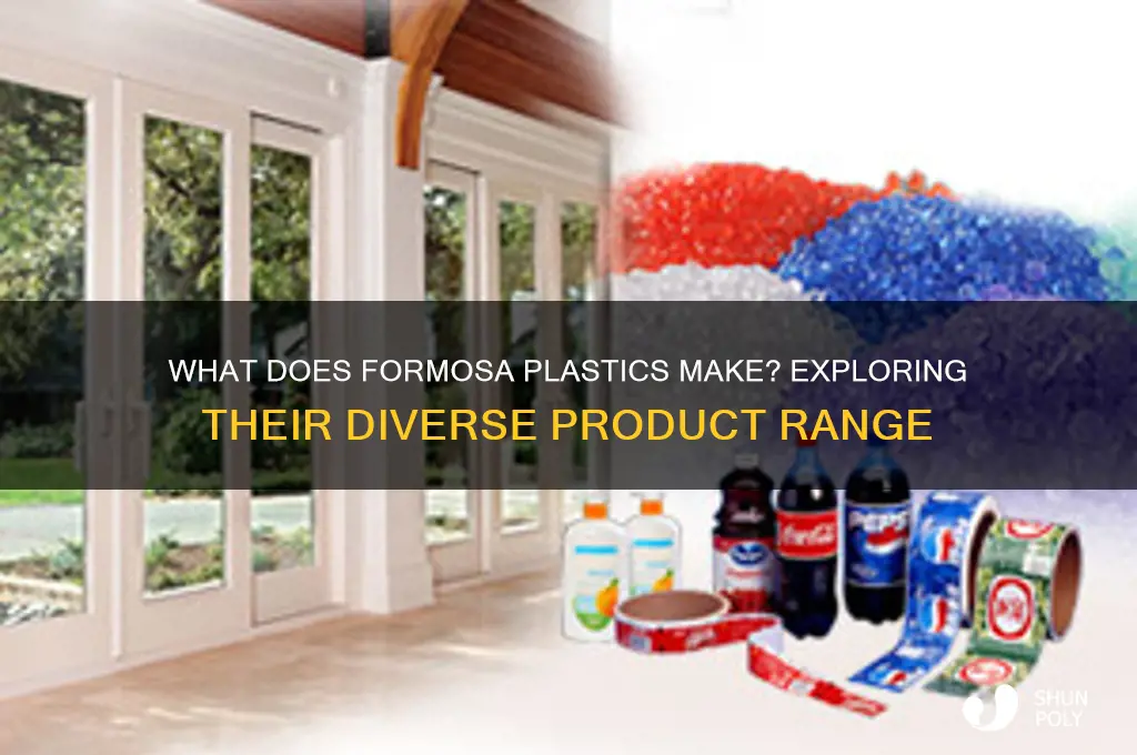 what does formosa plastics make