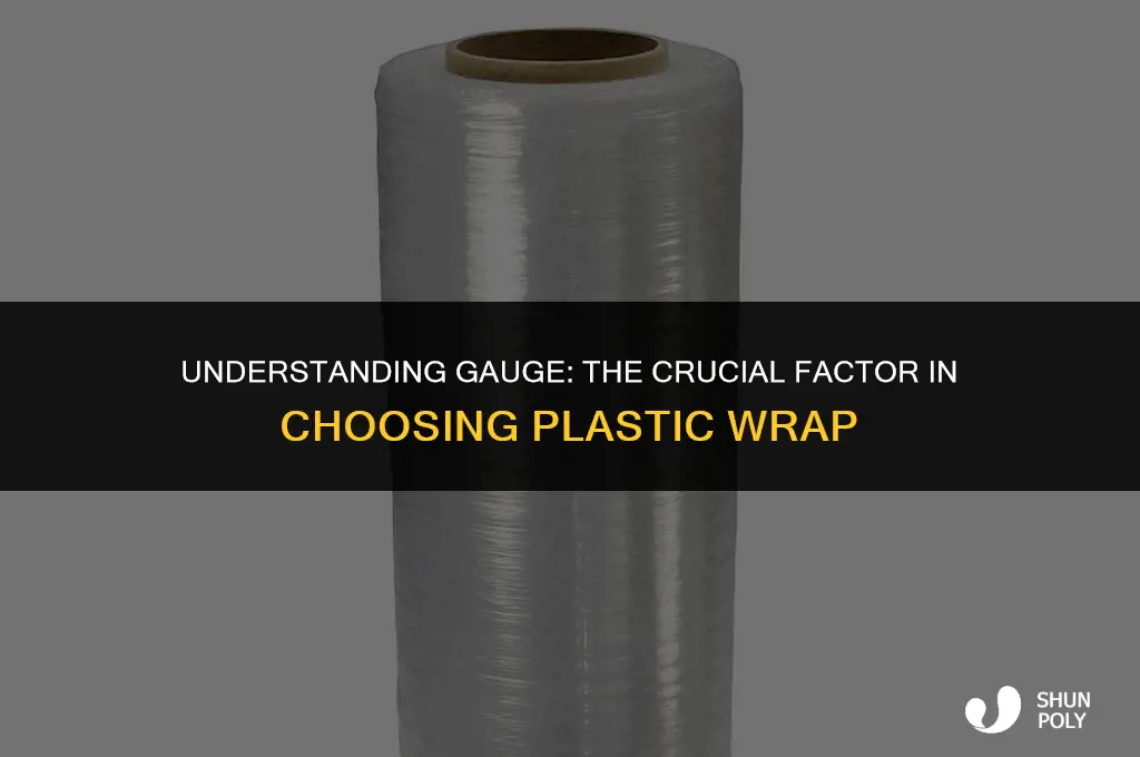 what does gauge mean in plastic wrap