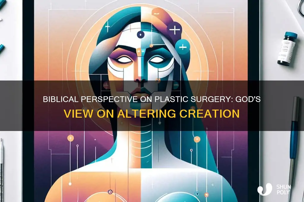 what does god say about plastic surgery
