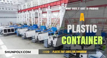 The True Cost of Producing Plastic Containers