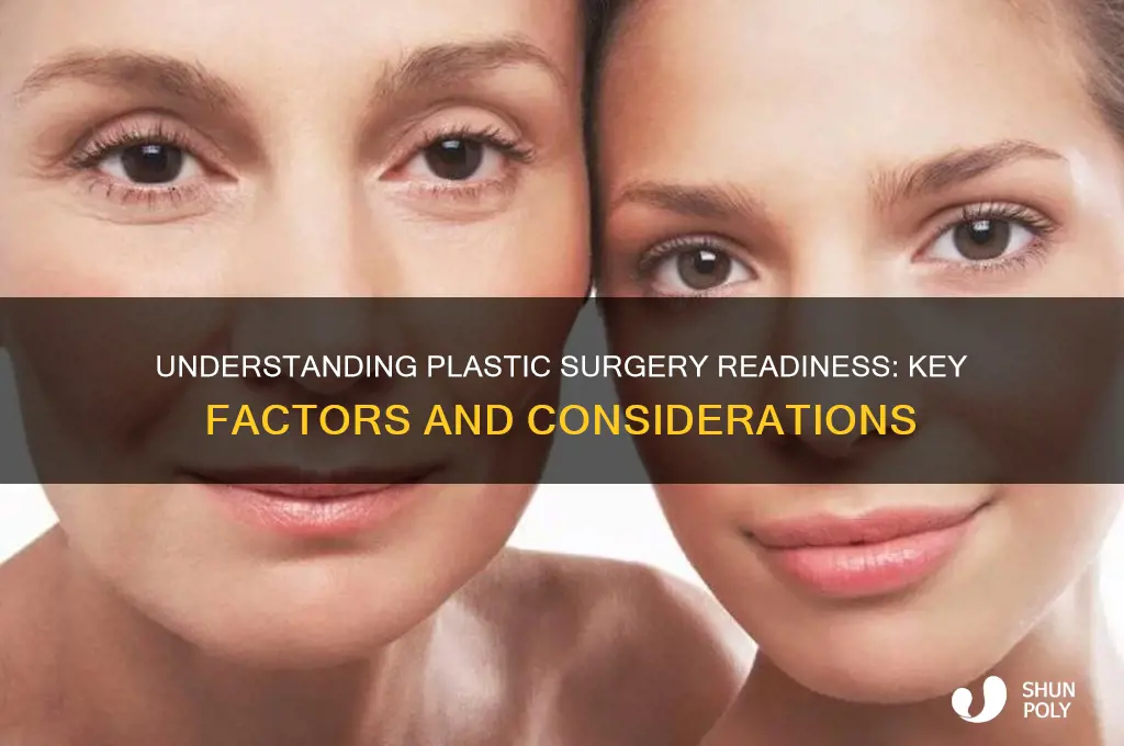 what does it mean ready for plastics for surgery