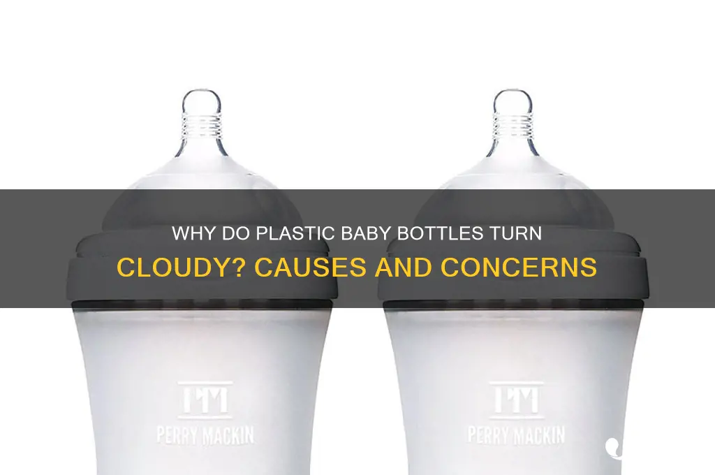 what does it mean when plastic baby bottles get cloudy