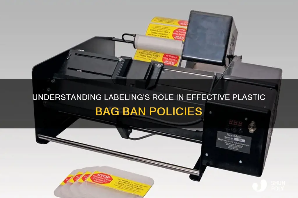 what does labeling mean for plastic bag ban