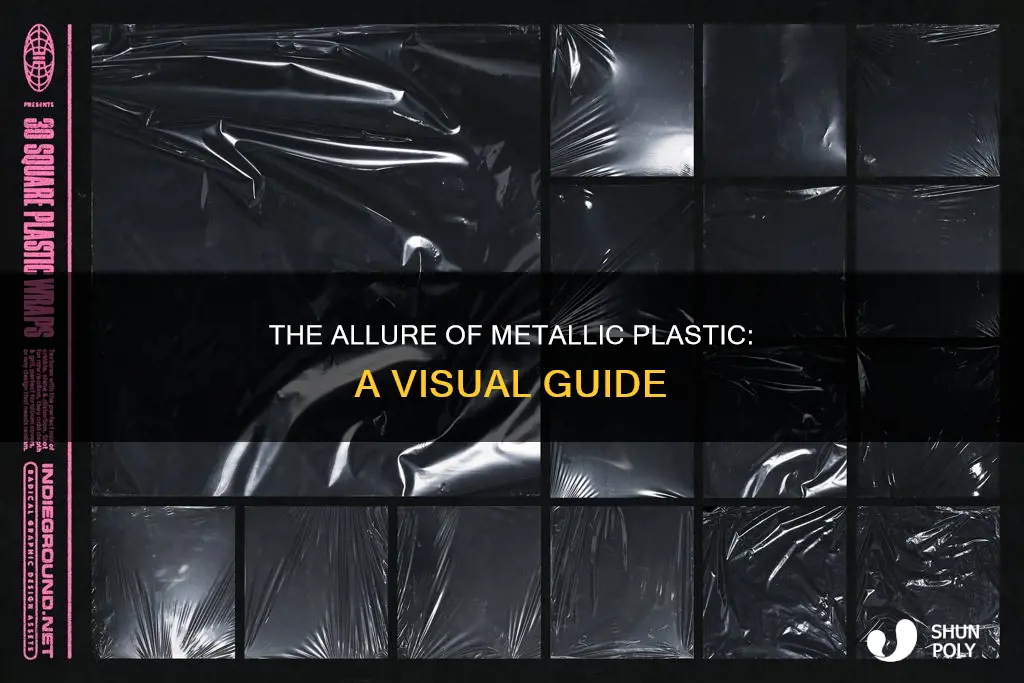 what does metalic plastic look like