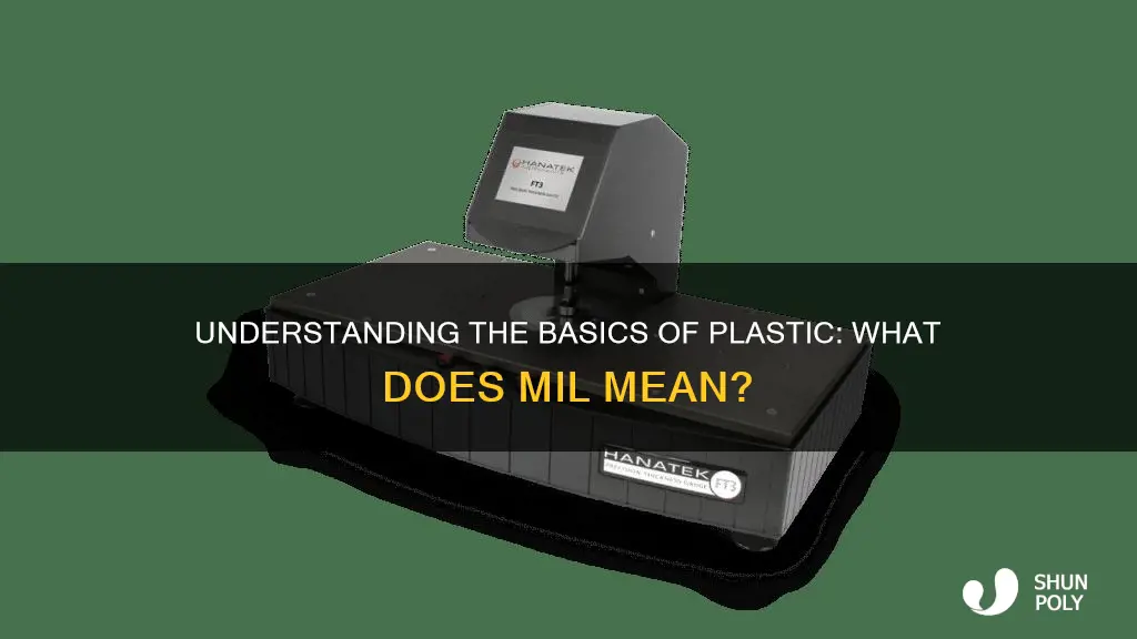 what does mil mean for plastic