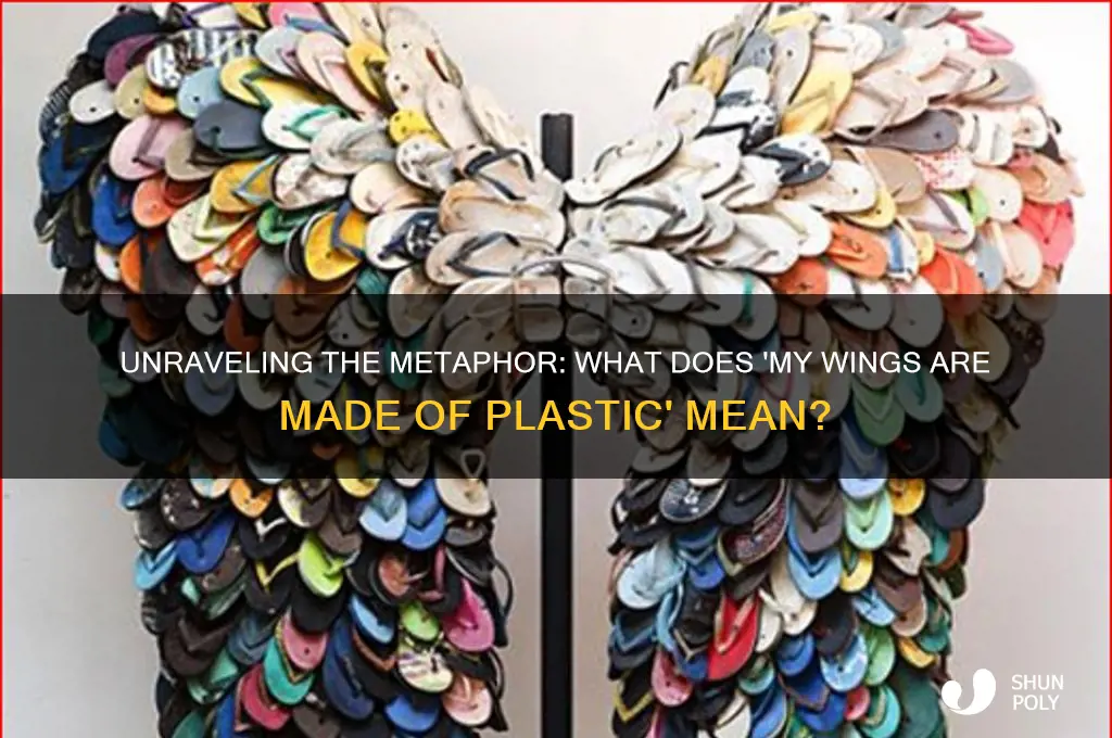 what does my wings are made of plastic mean