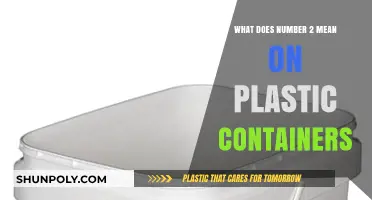 The Significance of Number 2 on Plastic Containers