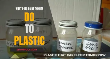 How Paint Thinner Interacts With Plastic Surfaces