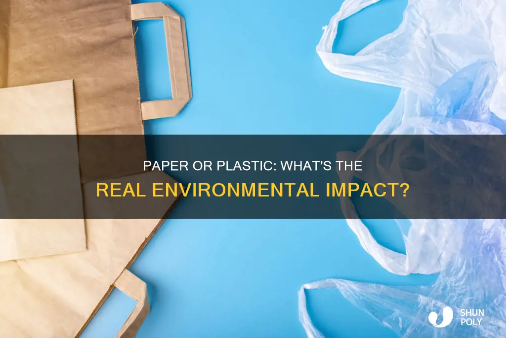 what does paper or plastic mean