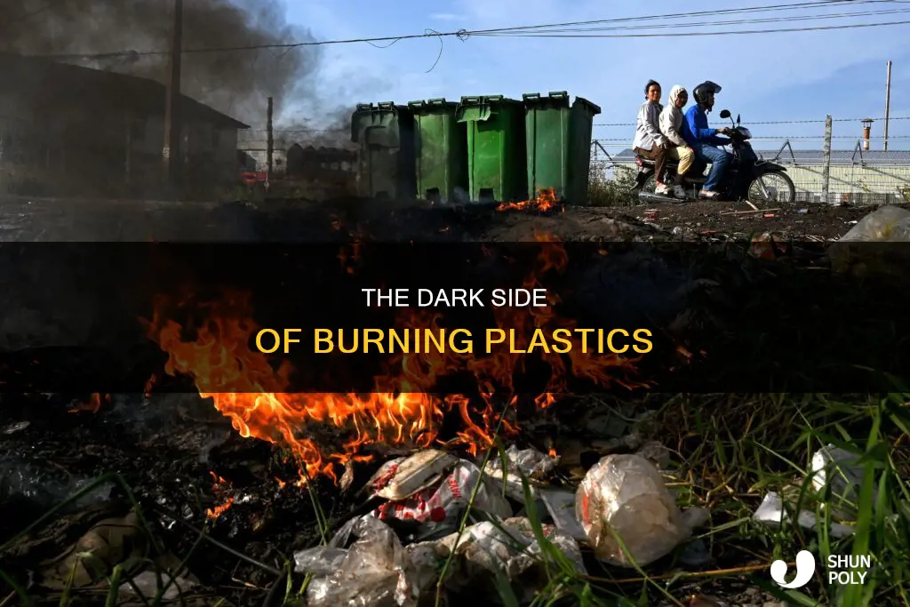 what does plastic become when burnt