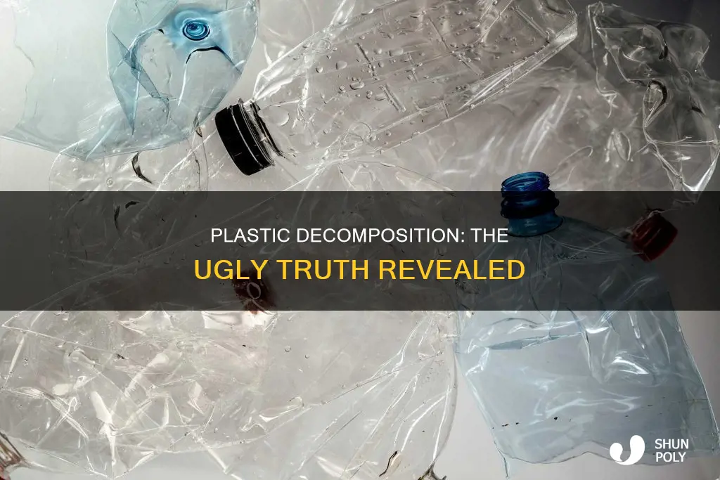 what does plastic look like decomposed