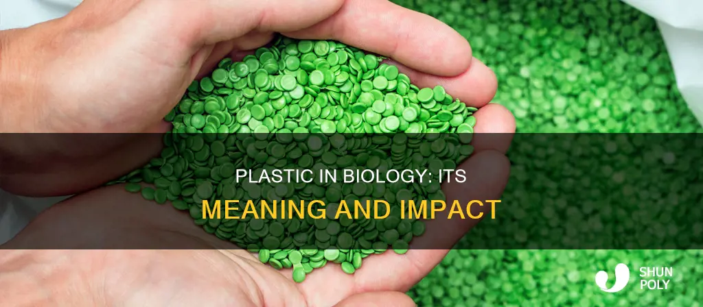 what does plastic mean in biology