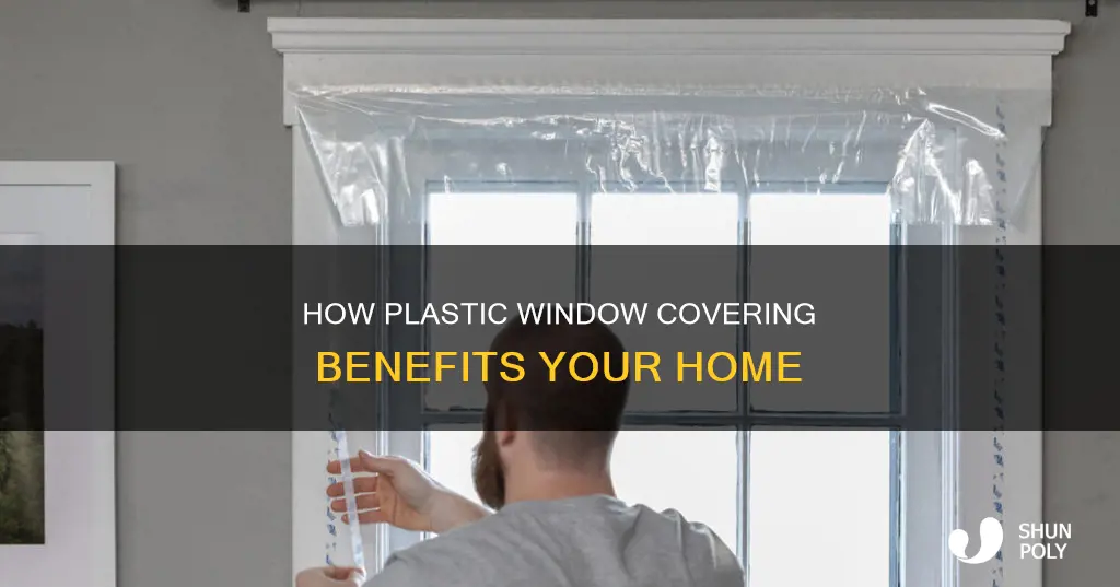 what does plastic on windows do