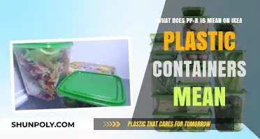 Understanding the Meaning of PPR 16 on IKEA Plastic Containers