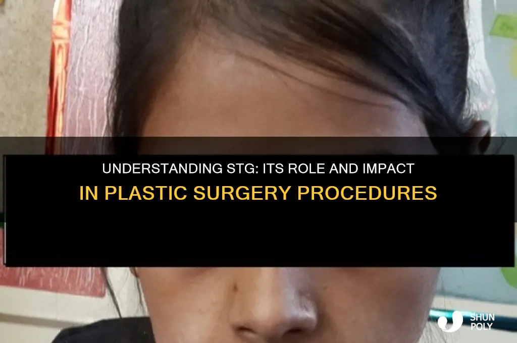 what does stg mean in plastic surgery