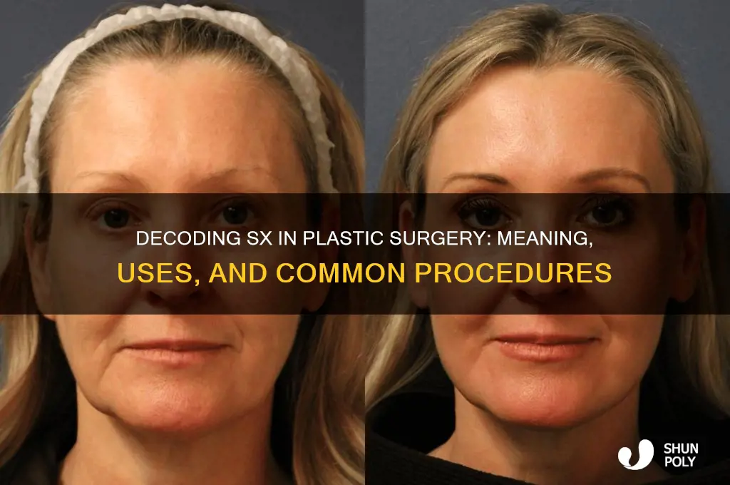 what does sx mean in plastic surgery