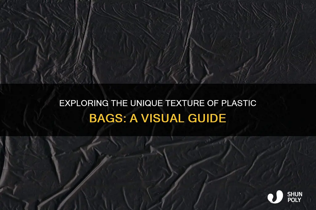 what does texture with plastic bag look like